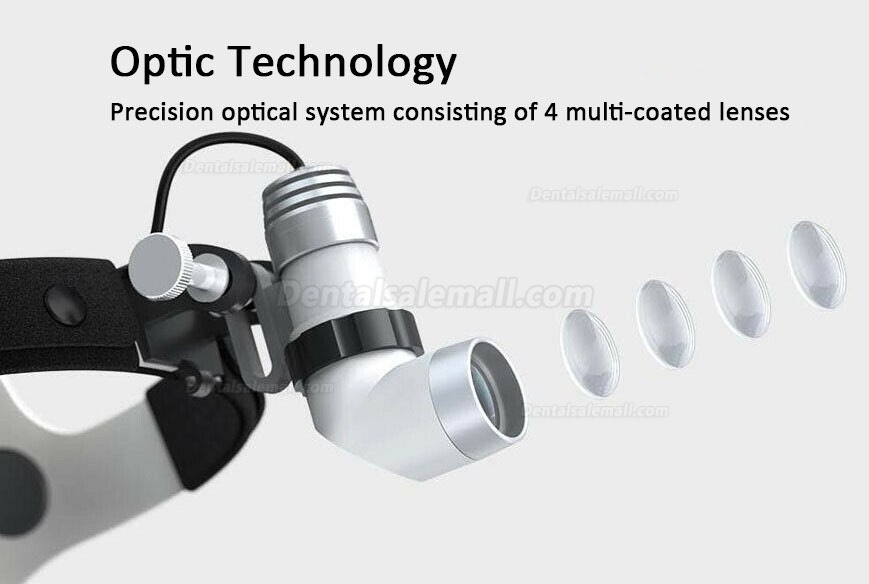 KWS 3W LED Surgical Medical Headlight Adjustable Dental Headlamp KD-202A-4